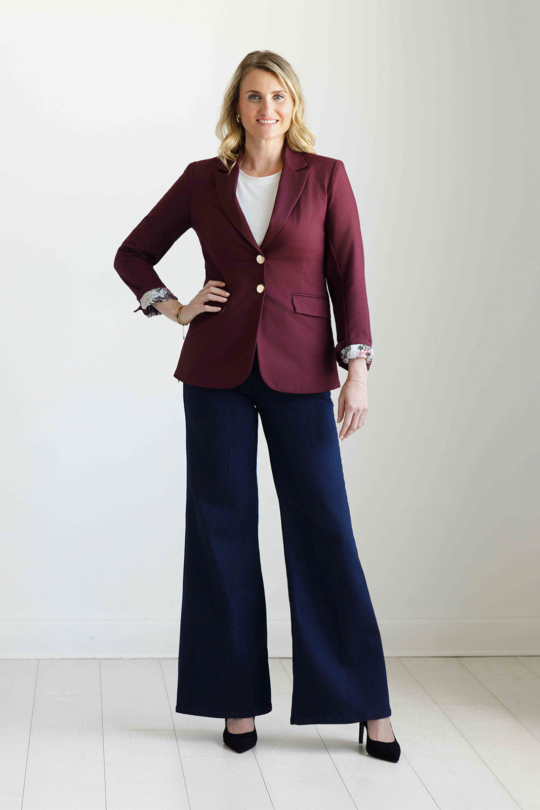 Julie's Summer Wine | Bordeaux Adaptable Blazer