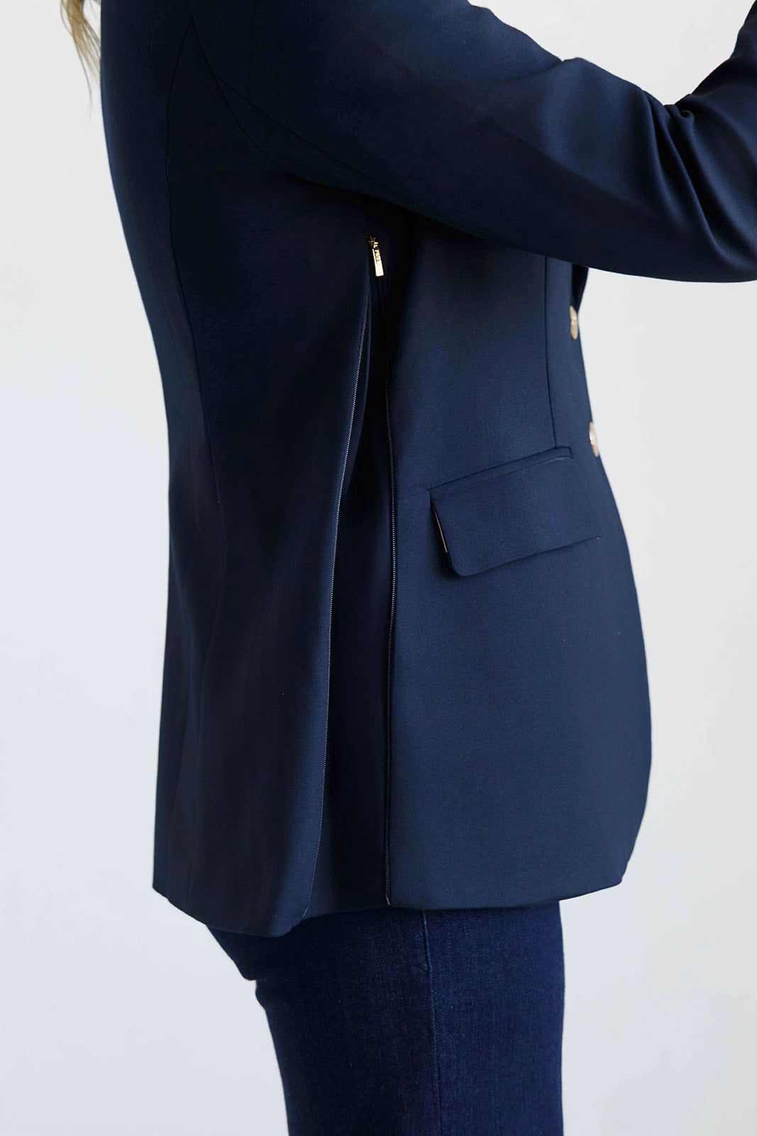 Your Honor | Navy Blue Adaptable Blazer Jacket