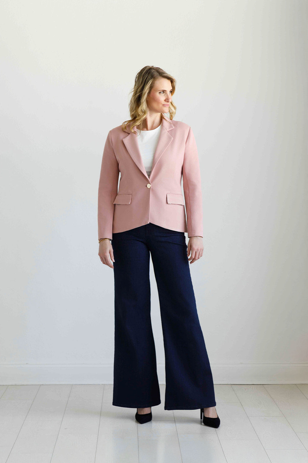 PWRFUL in Pink | Classic Pink Blazer Suit Jacket