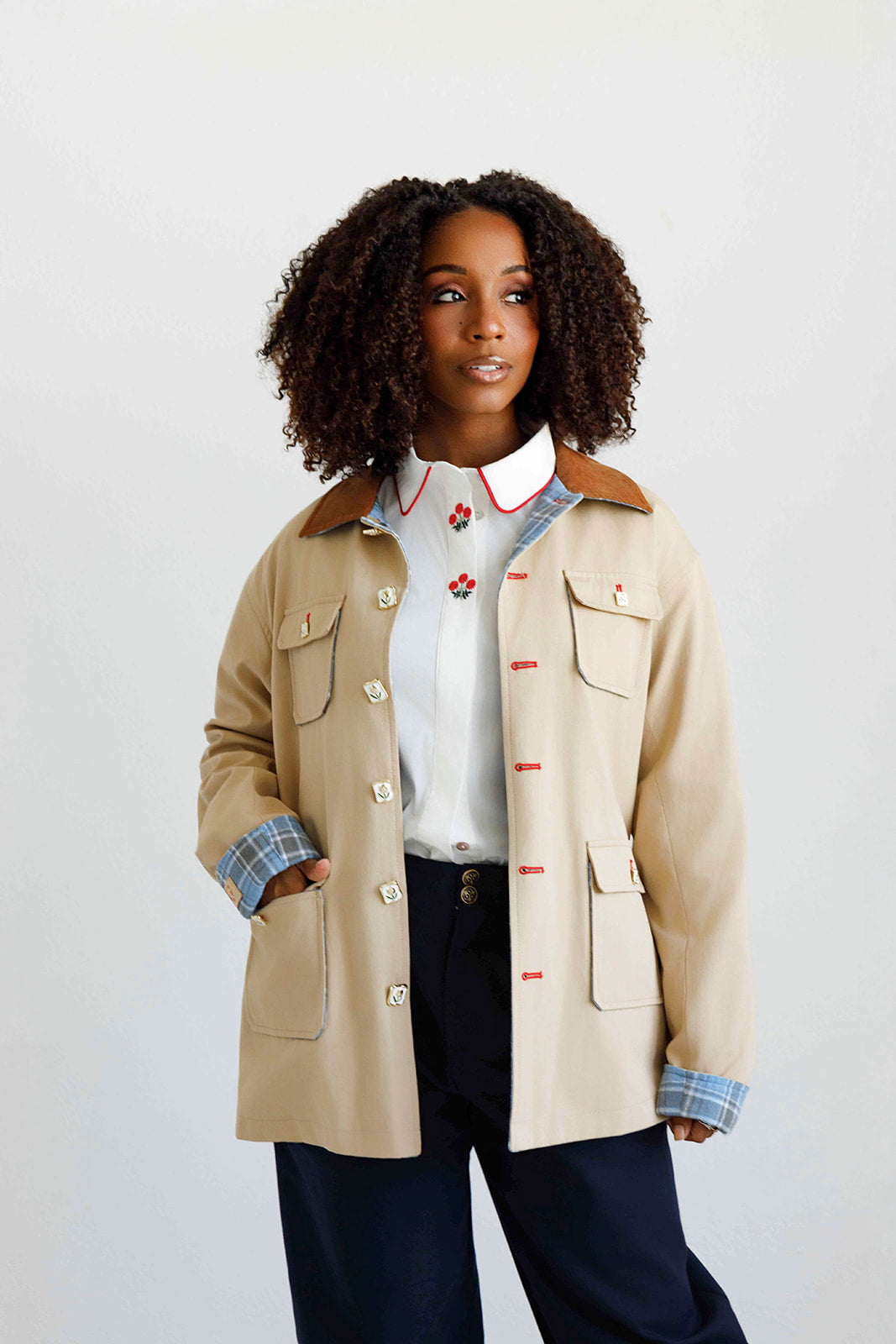 The Jasje Barn Coat | Reversible Jacket