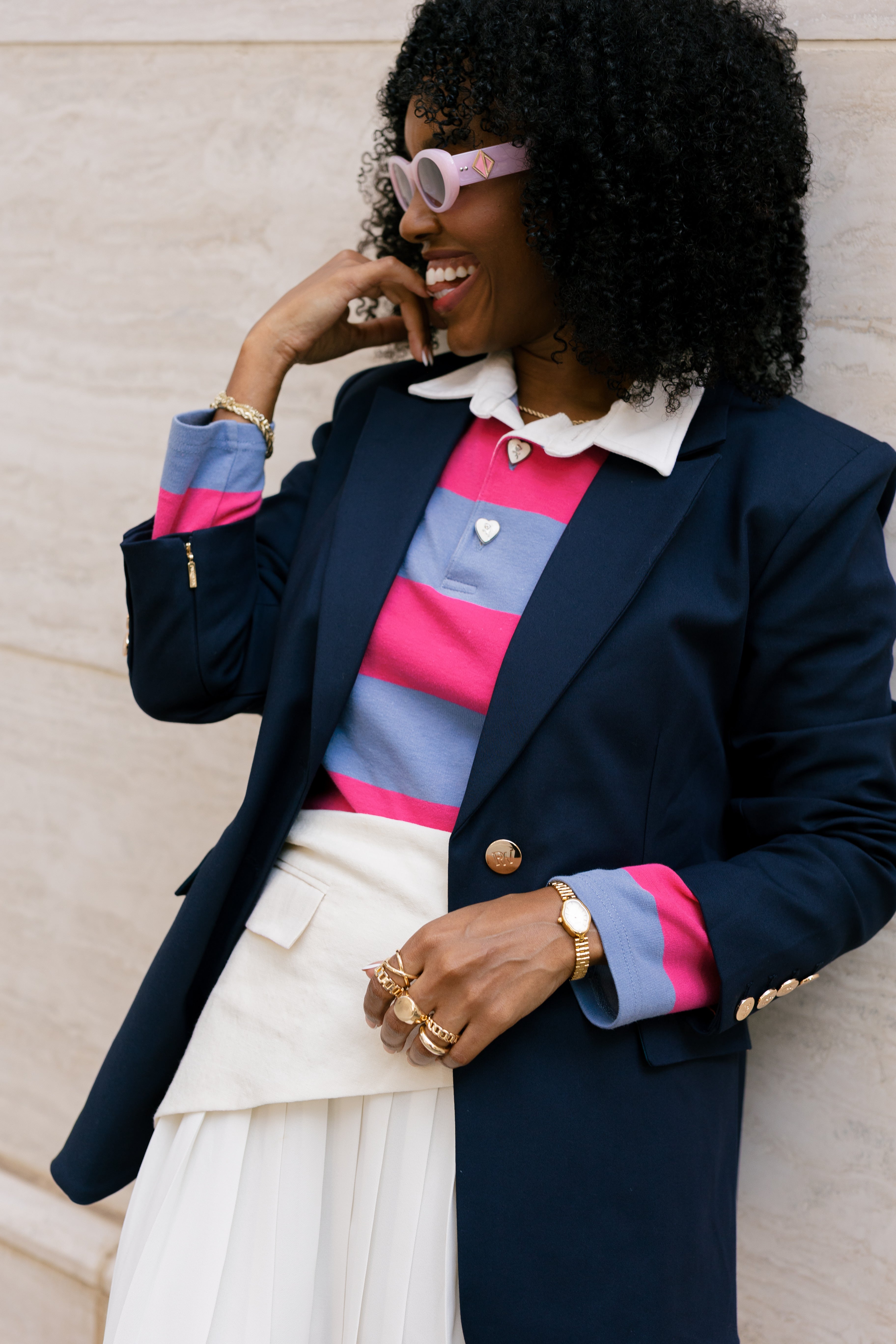 Casual Fridays | Striped Rugby Shirt