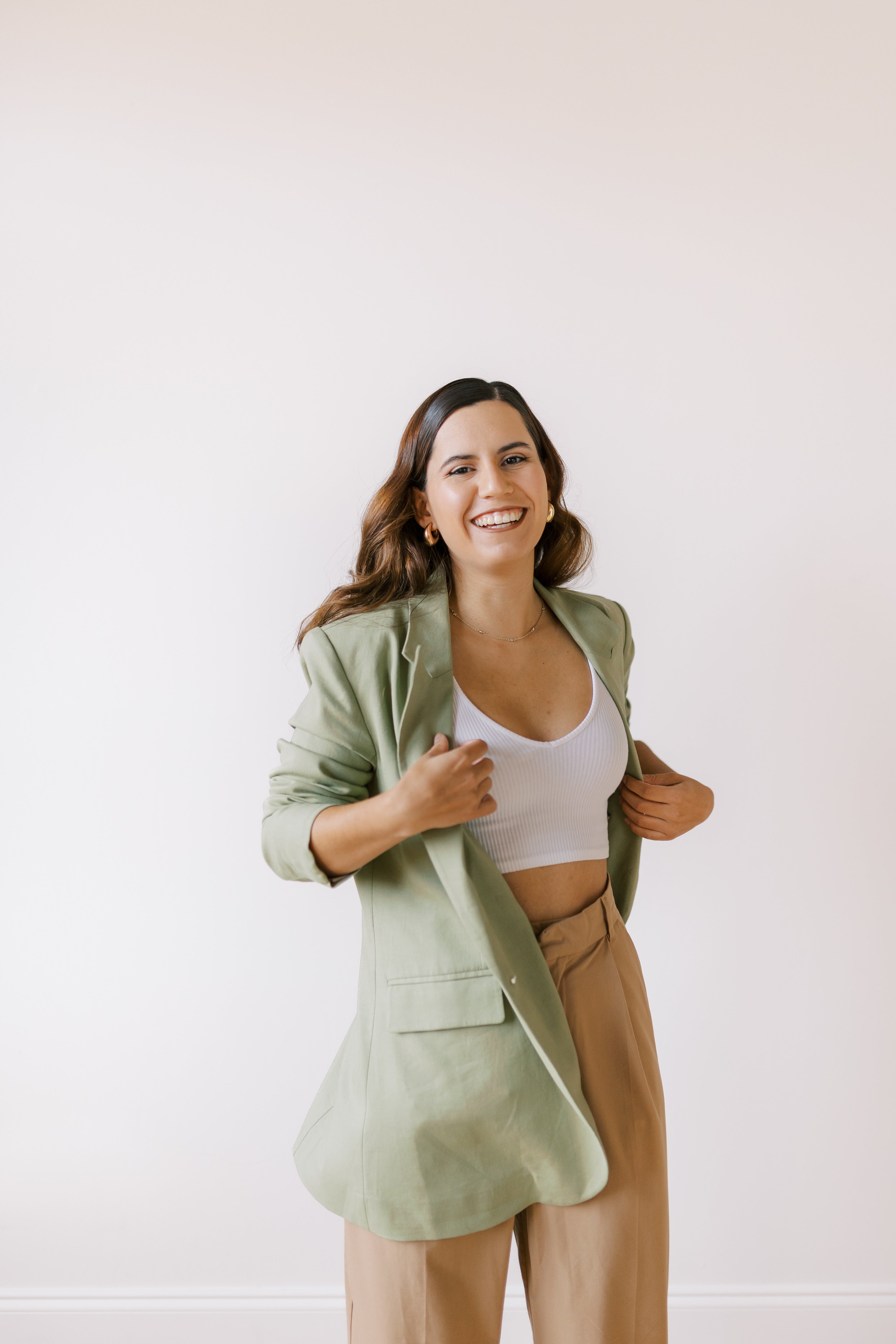 The Birds And The Bees Women's Linen Blazer Suit Jacket – PWR WMN