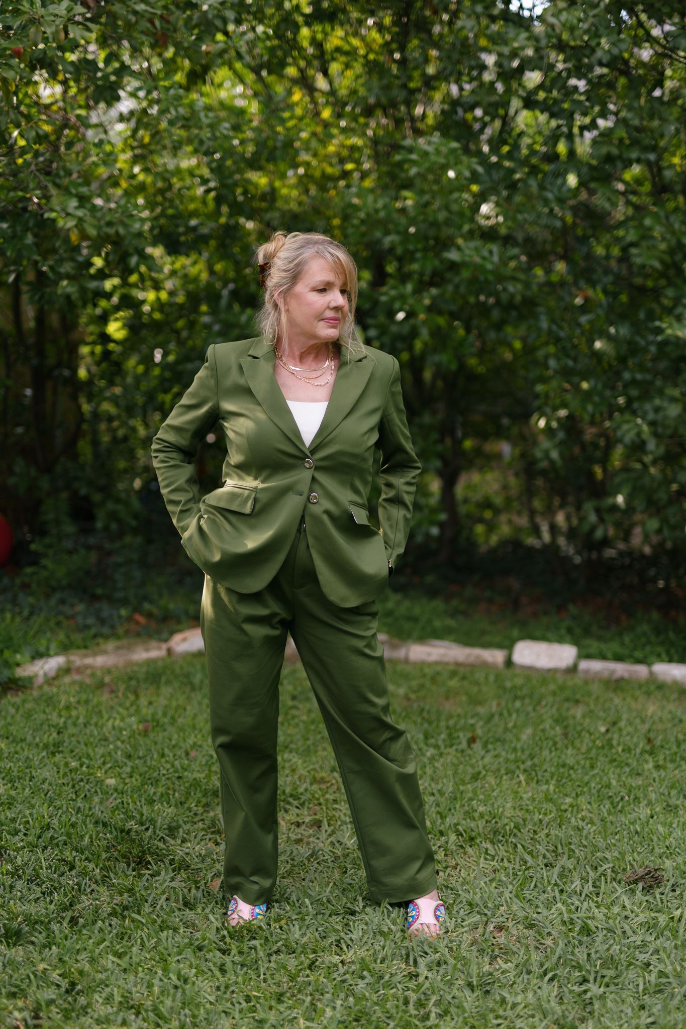 The Keynote Pant | Olive Green Trouser
