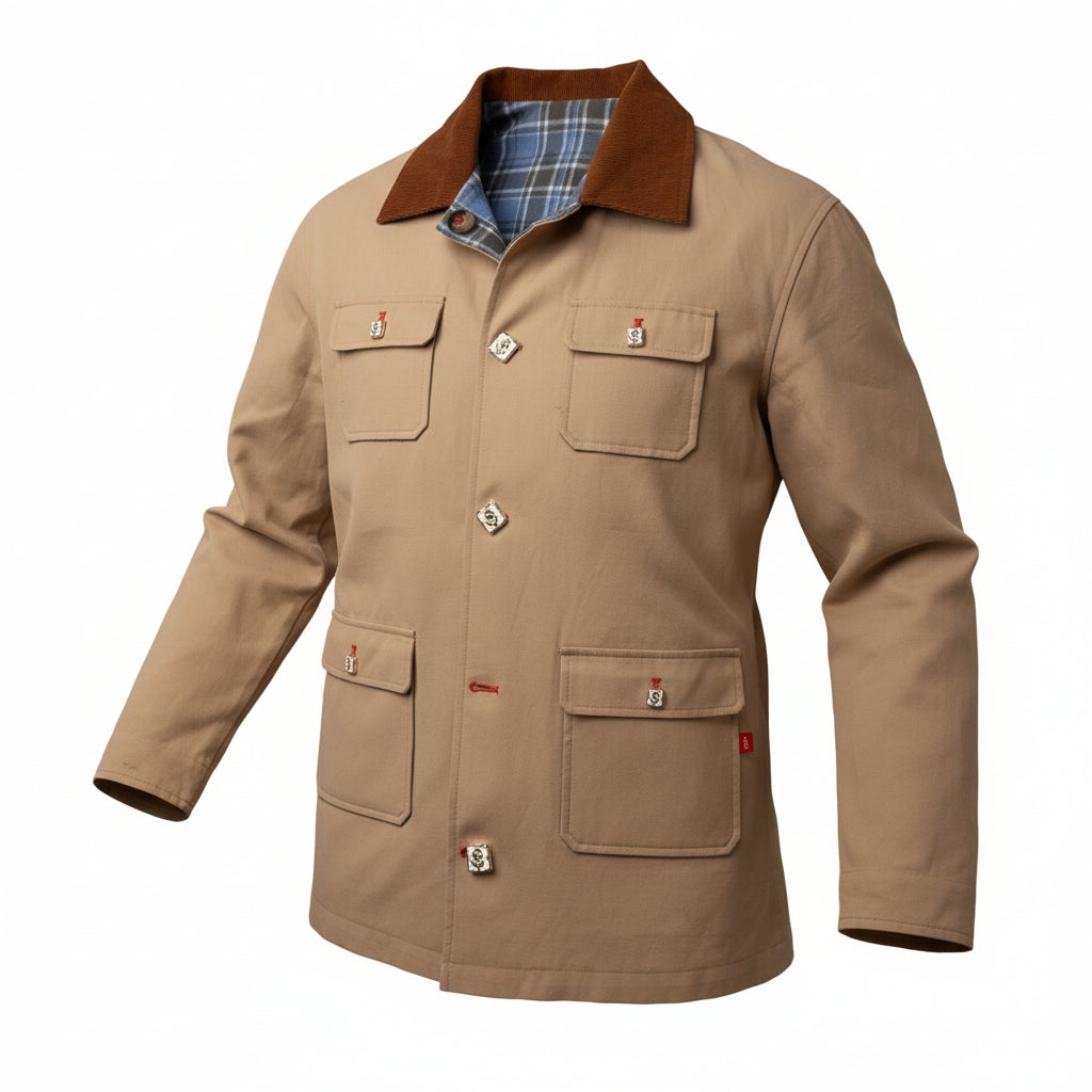 The Jasje Barn Coat | Reversible Jacket