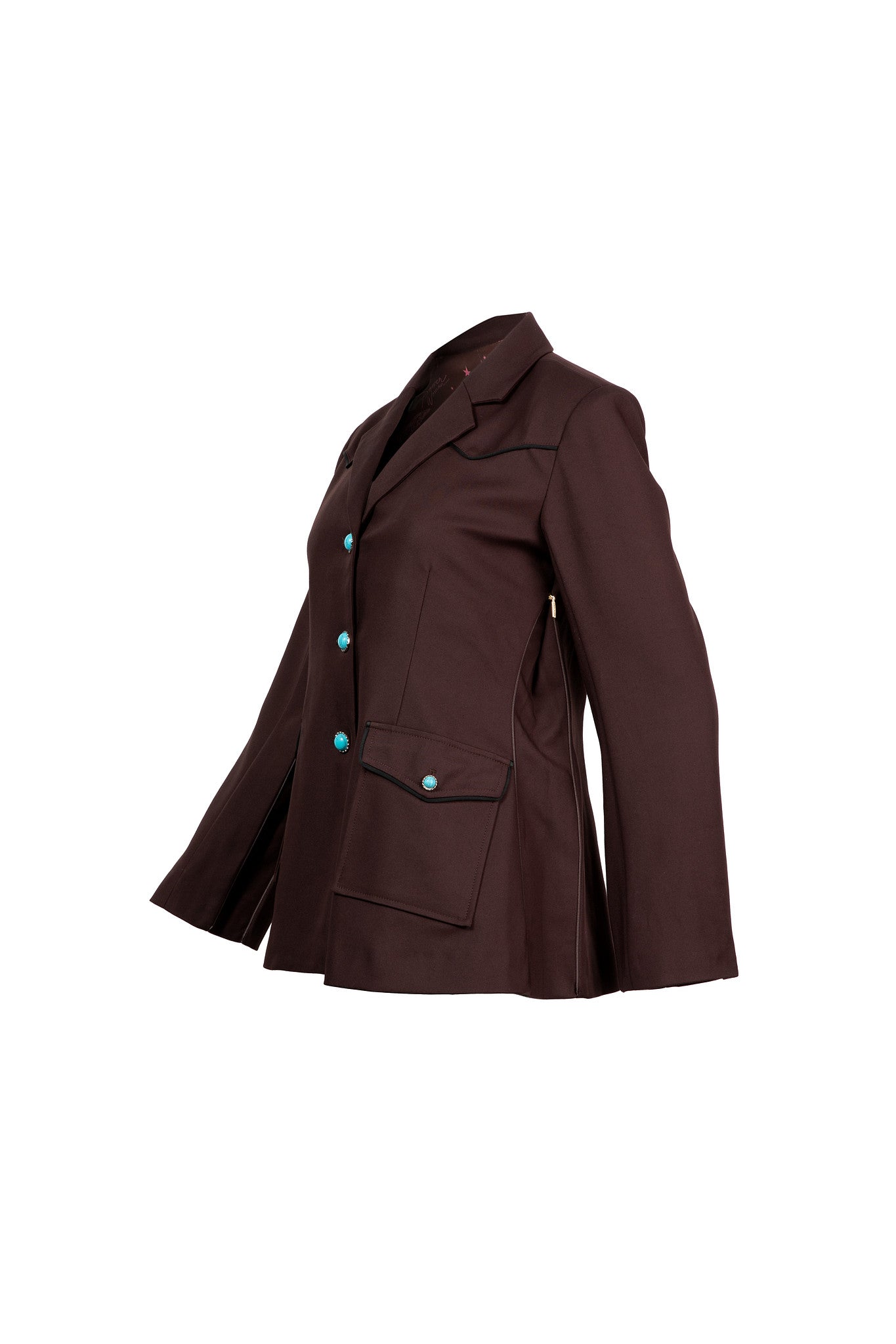 The Dolly | Women's Western Brown Blazer - PWR WMN