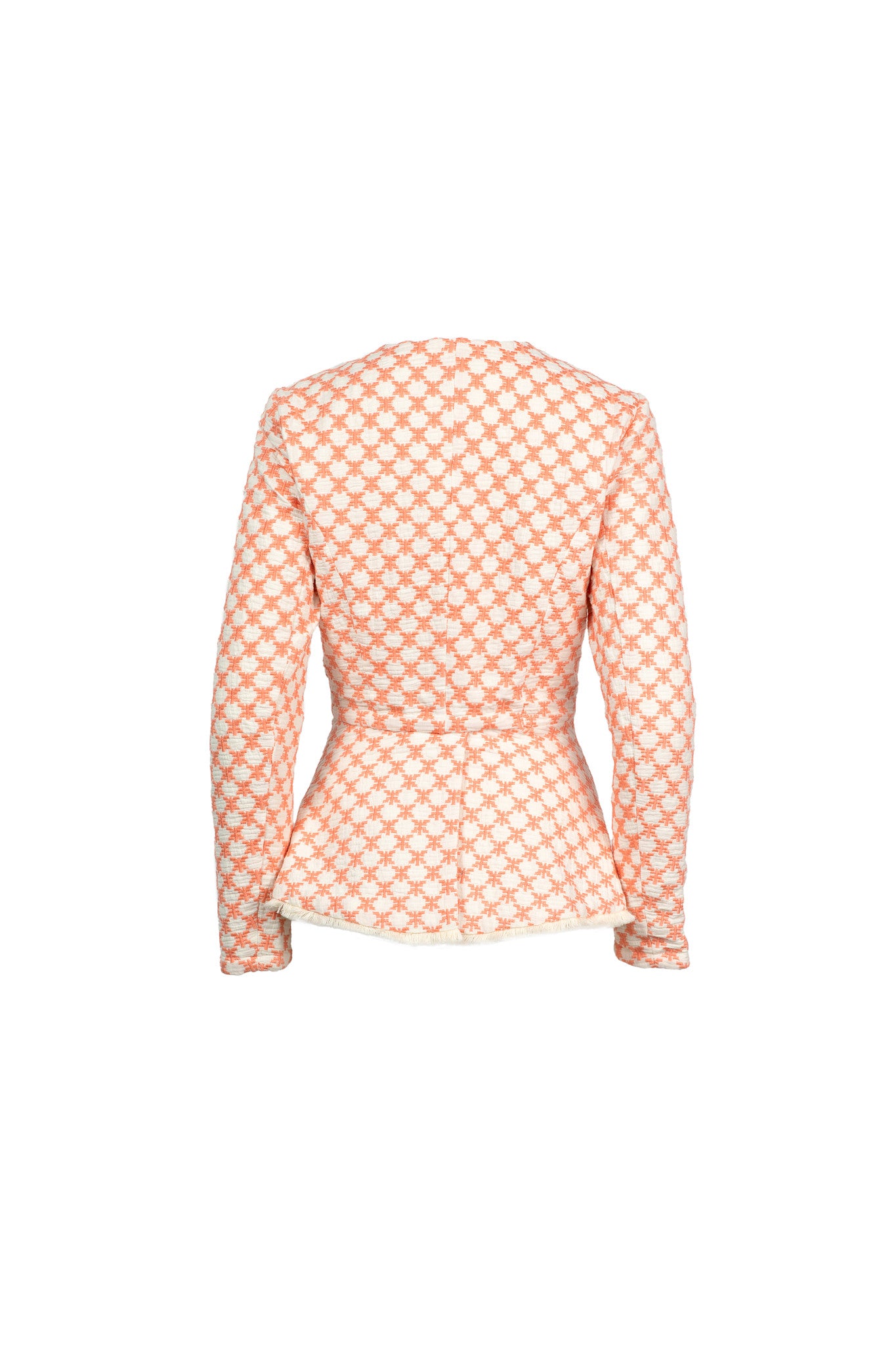Mother | Women's Embroidered & Quilted Peplum Lady Jacket - PWR WMN