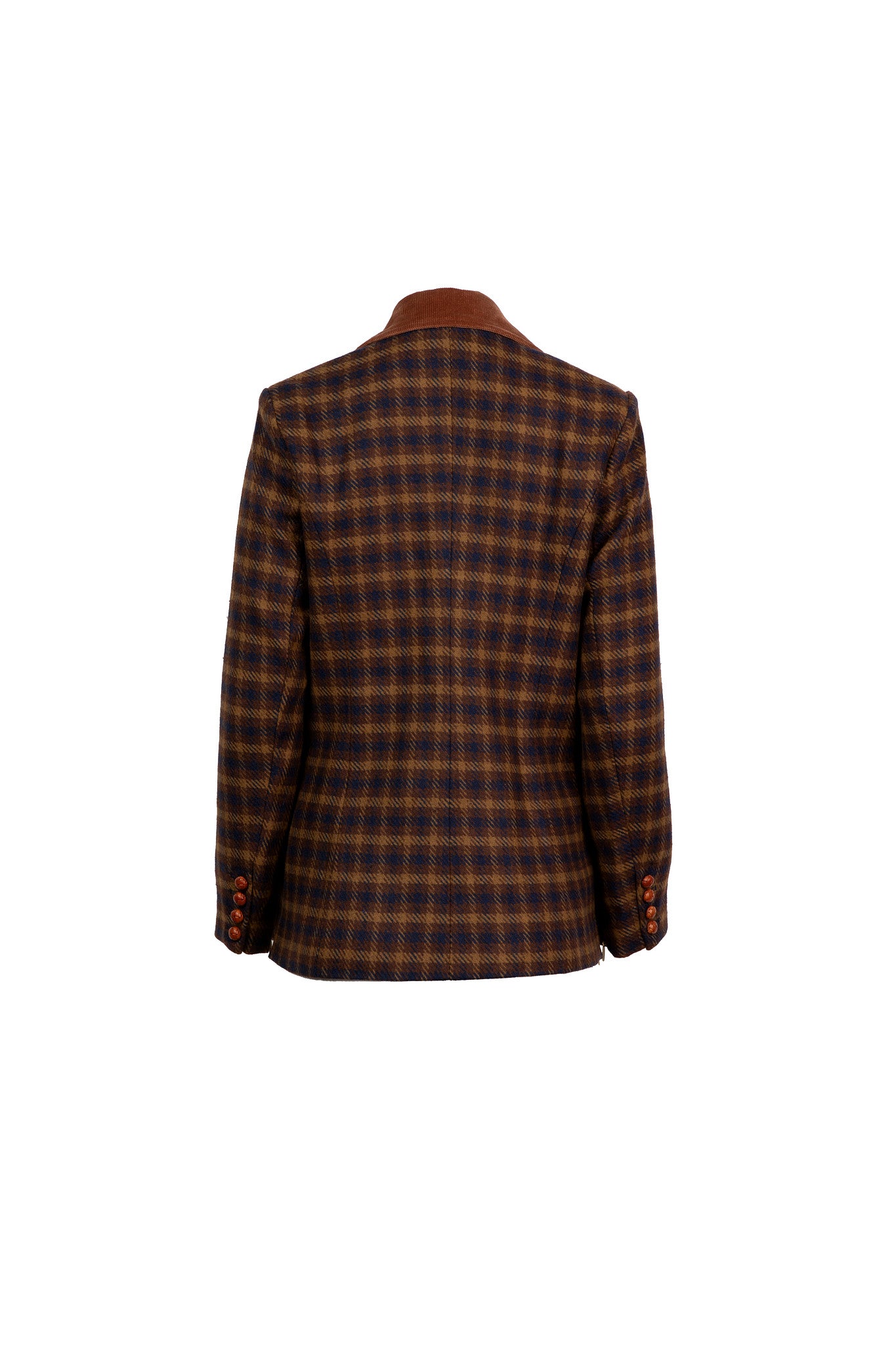 The Moonrise Queendom | Women's Plaid Blazer Coat - PWR WMN