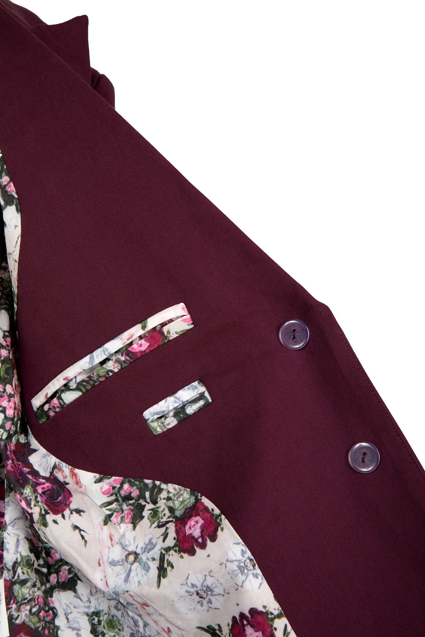 Julie's Summer Wine | Women's Bordeaux Adaptable Blazer - PWR WMN