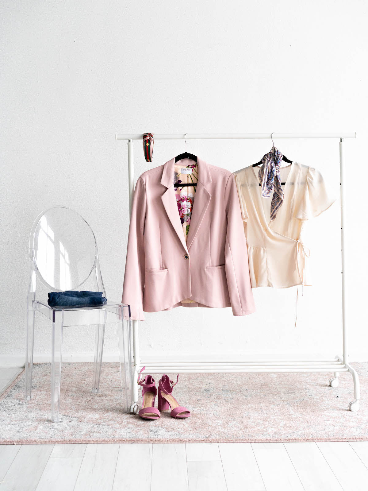 Blush Everyday Blazer with inside pockets