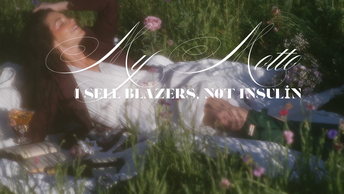 My Motto: I Sell Blazers, Not Insulin