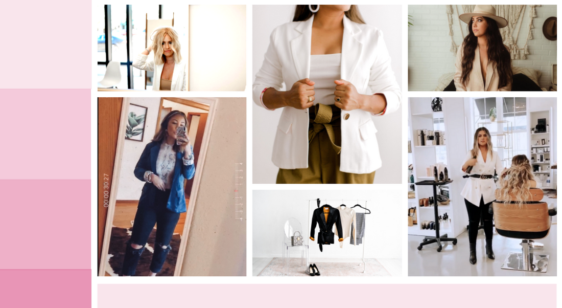 womens blazers, salon outfits, hairstylist outfits
