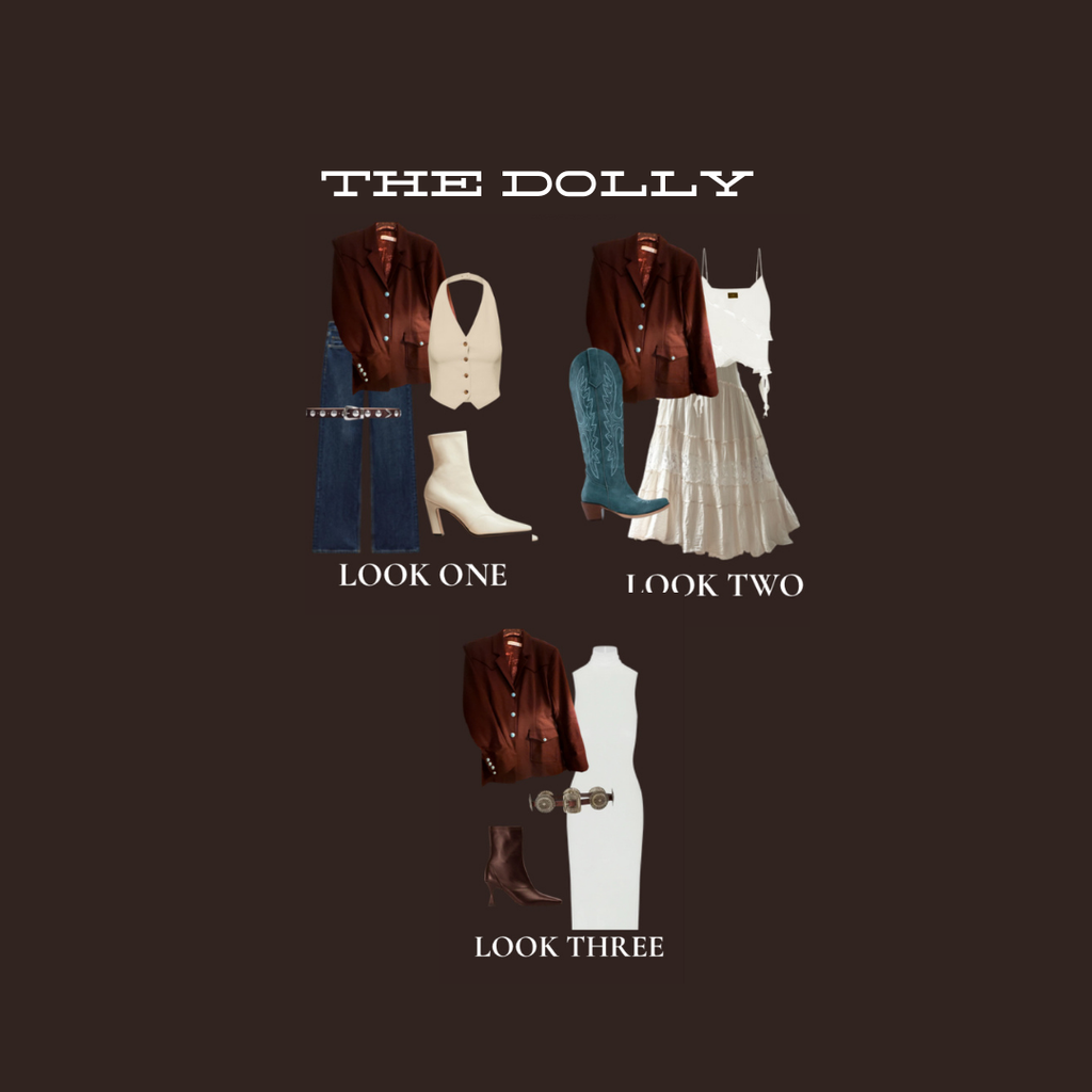 The Dolly | Women's Western Brown Blazer