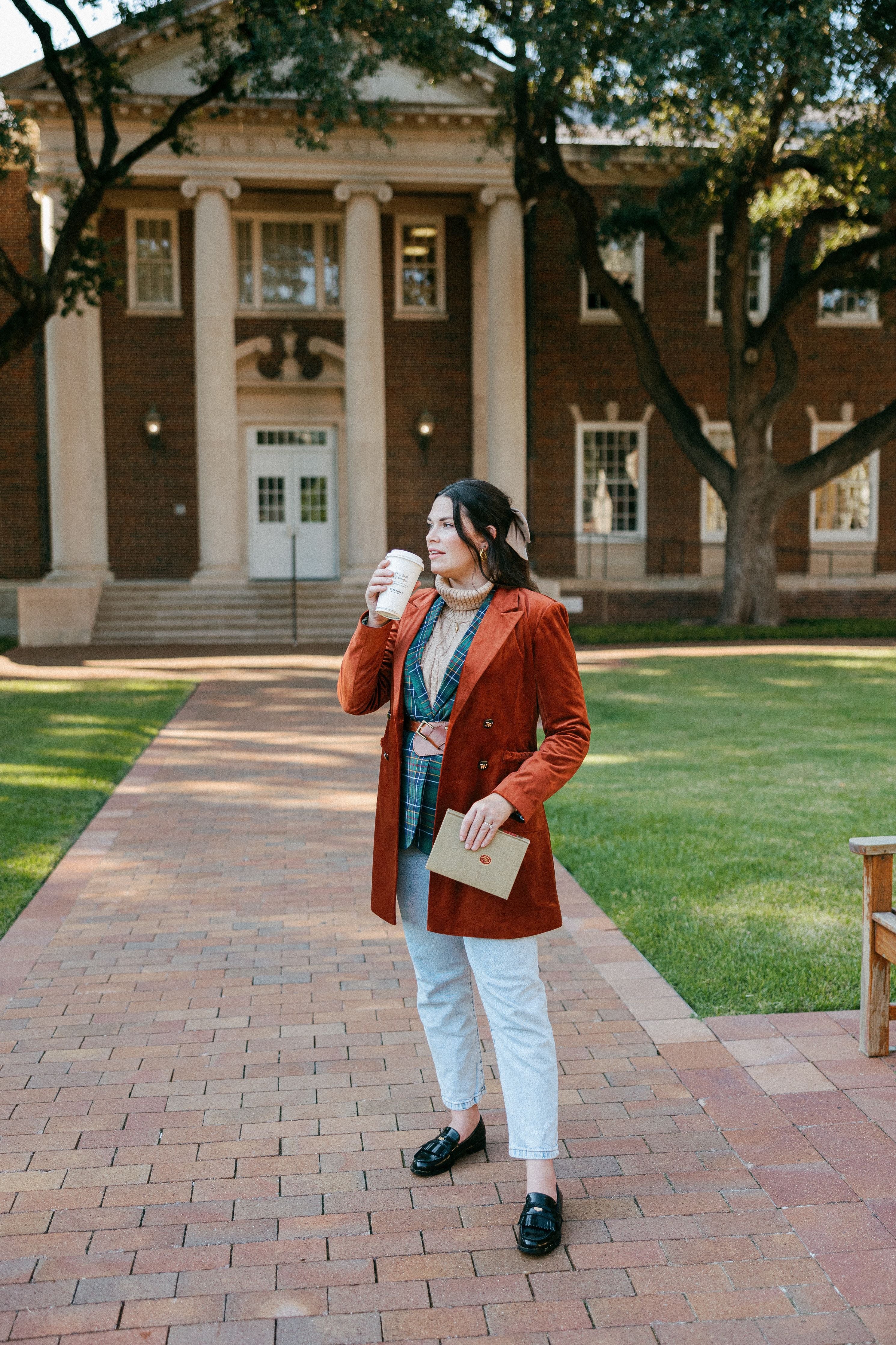 The "Eternal Sunshine" Apricot Velvet Women's Coat Jacket
