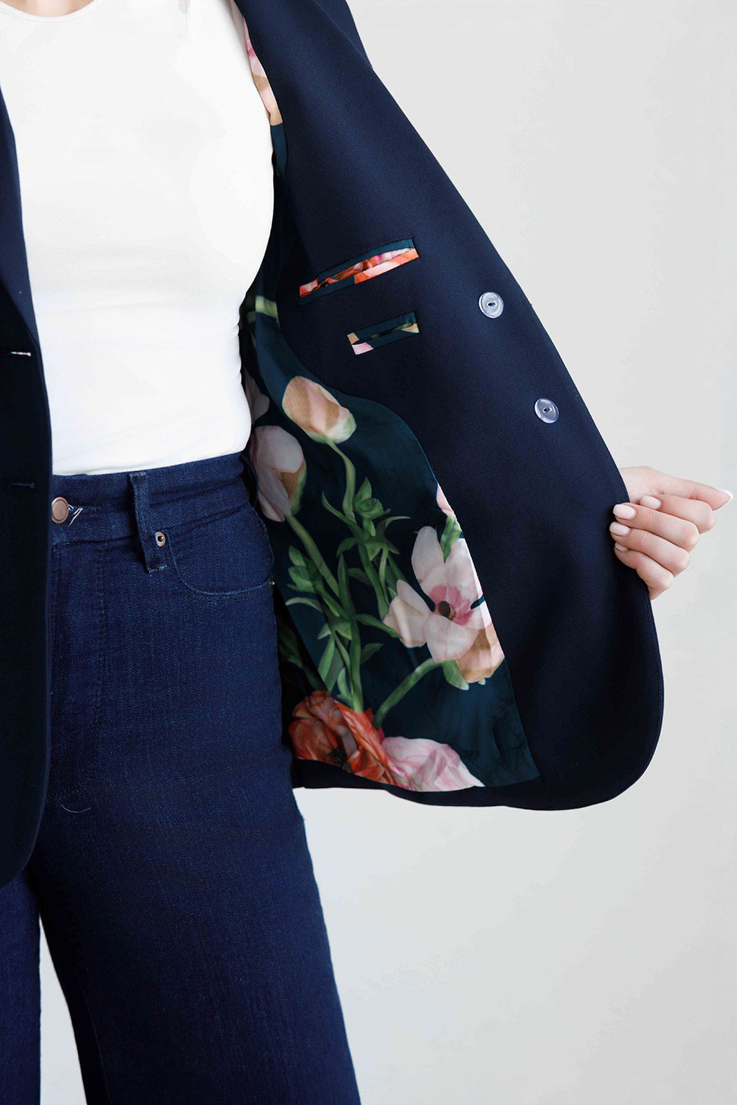 Your Honor | Navy Blue Adaptable Blazer Jacket