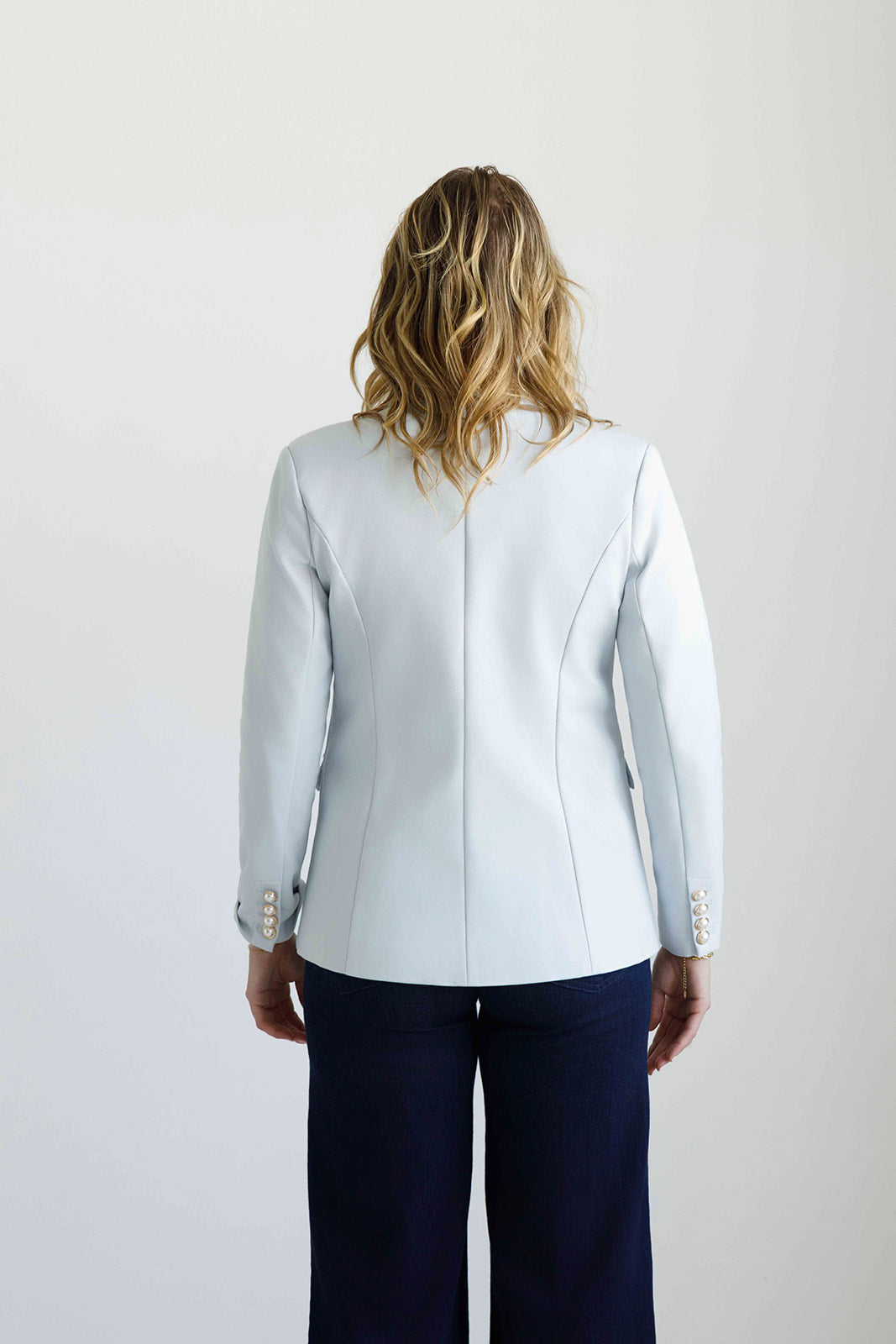 The "Blue Crush" Oversized Women's Blazer Suit Jacket
