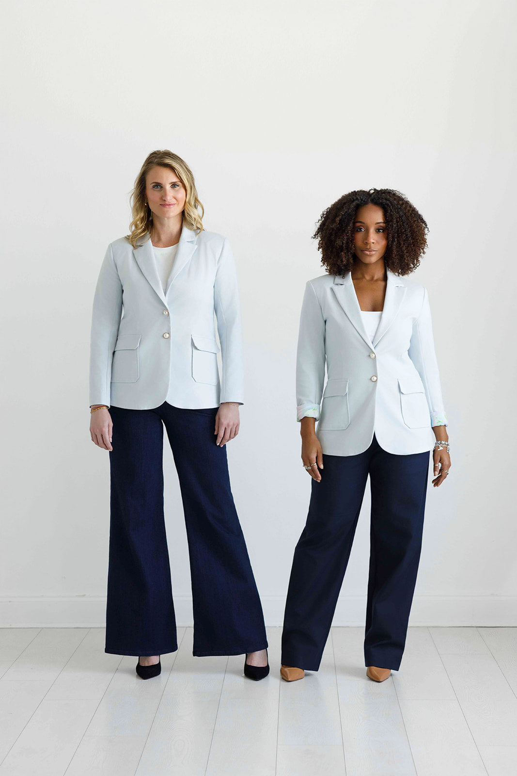 The "Blue Crush" Oversized Women's Blazer Suit Jacket