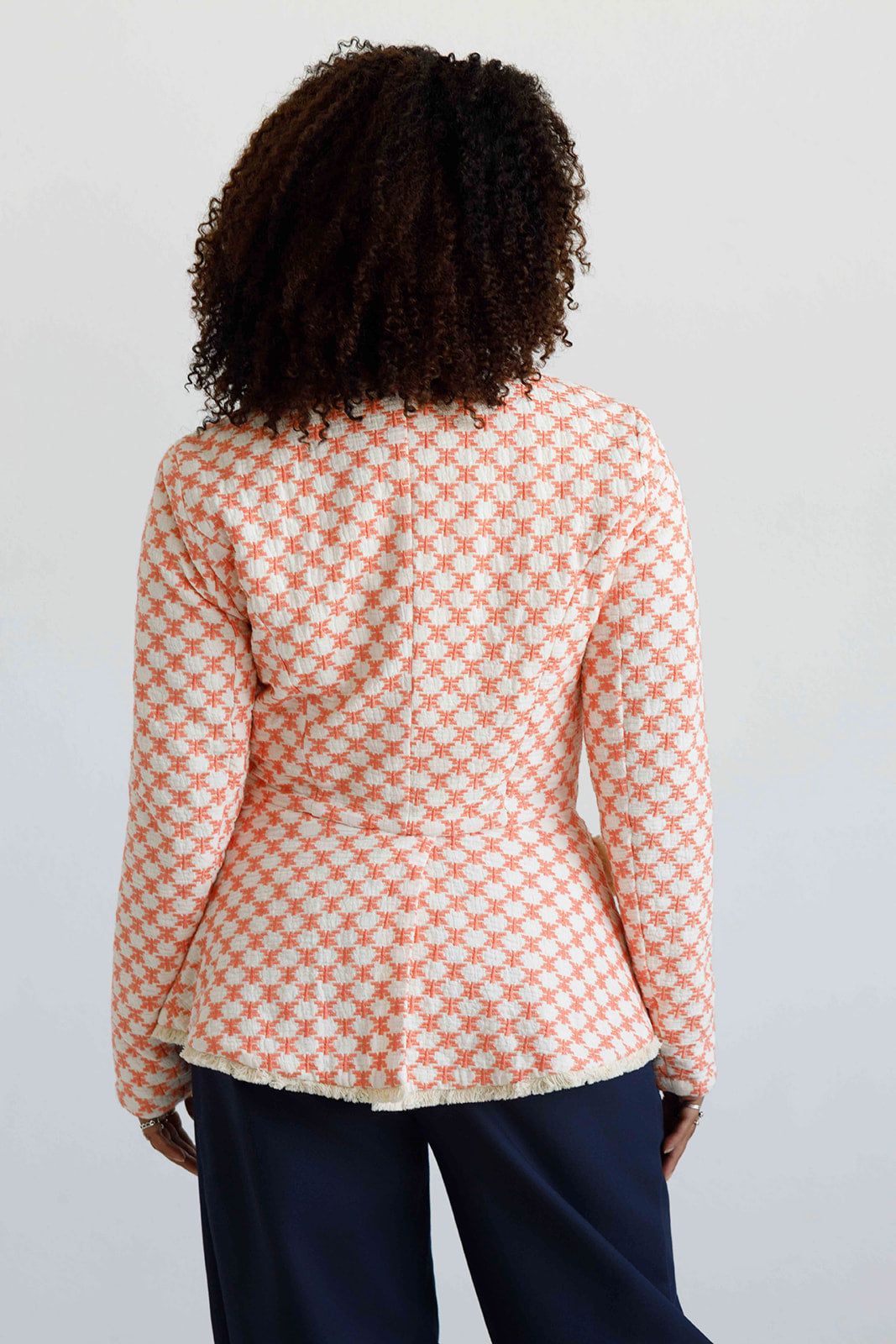 The Mother | Cotton Peplum Lady Jacket