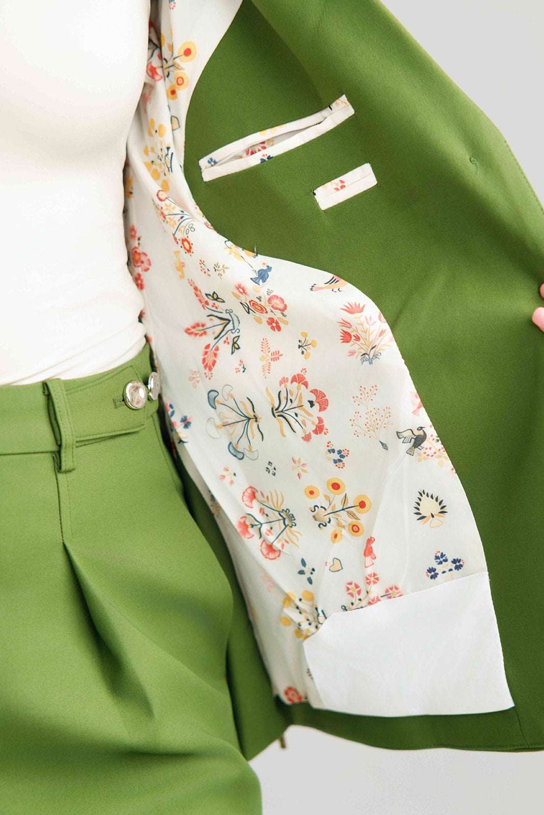 The Keynote | Olive Green Blazer