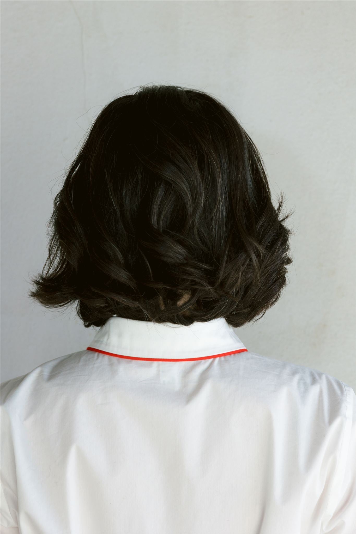 womens white blouse with red embroidery 