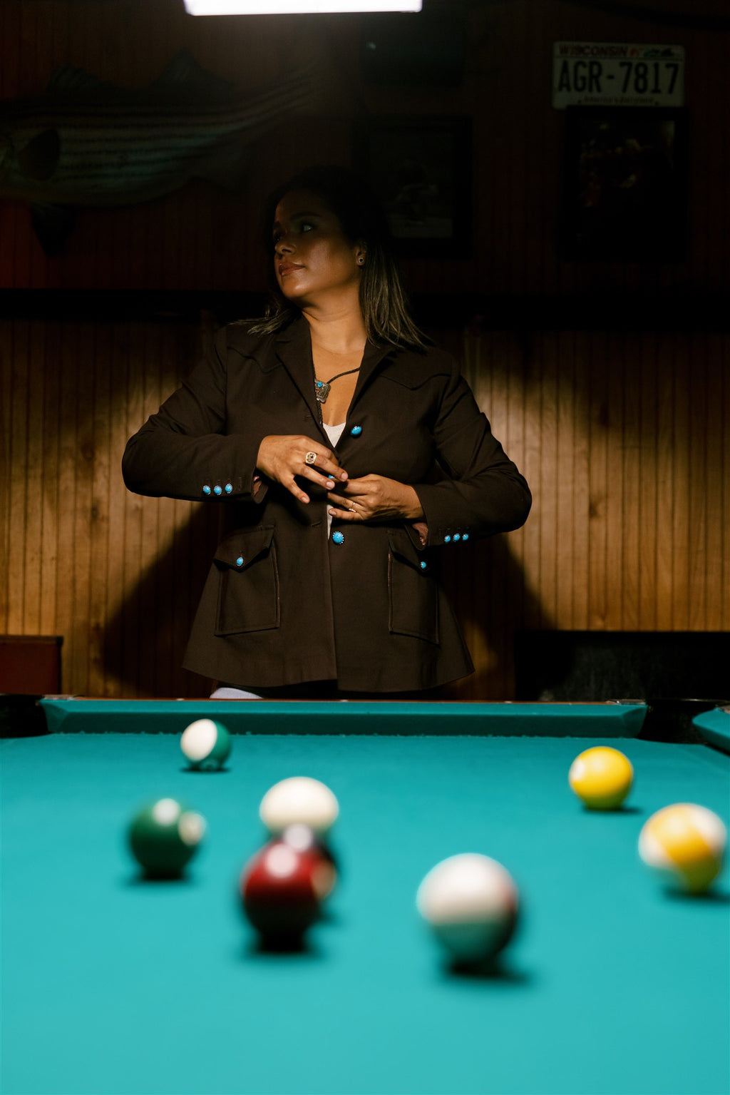 women's brown western jacket ELEVATED WESTERN 