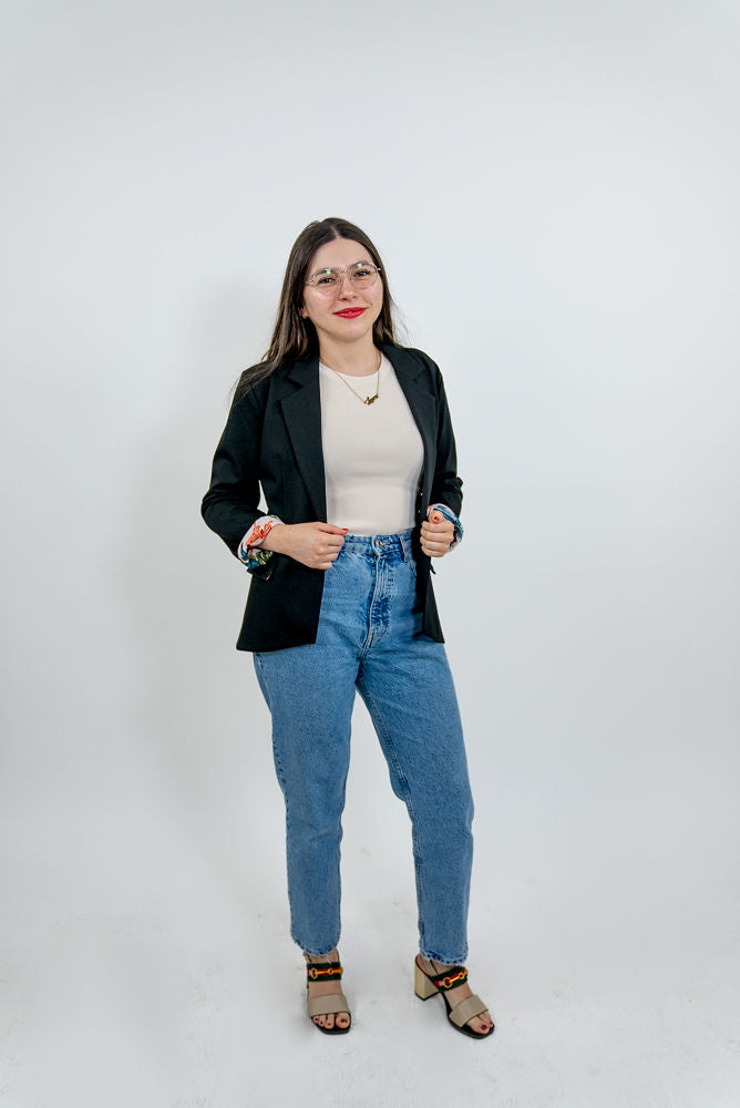 Women's Black Blazer with real pockets, women's blazers, women's workwear