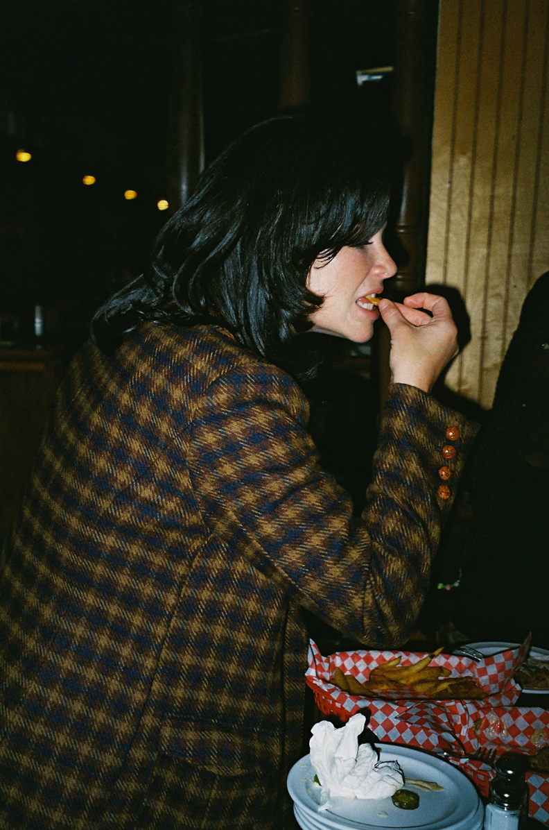 power women's adaptable plaid wool jacket with real pockets 