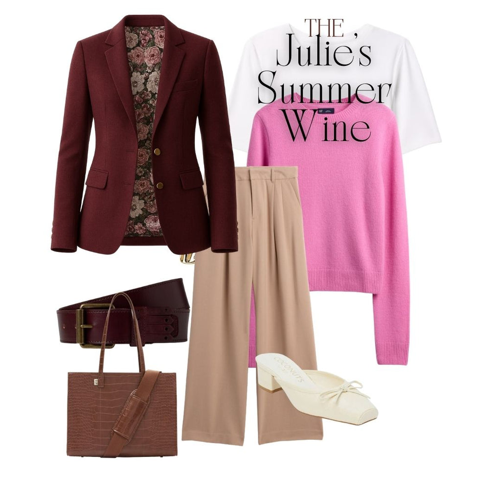 Julie's Summer Wine | Women's Bordeaux Adaptable Blazer