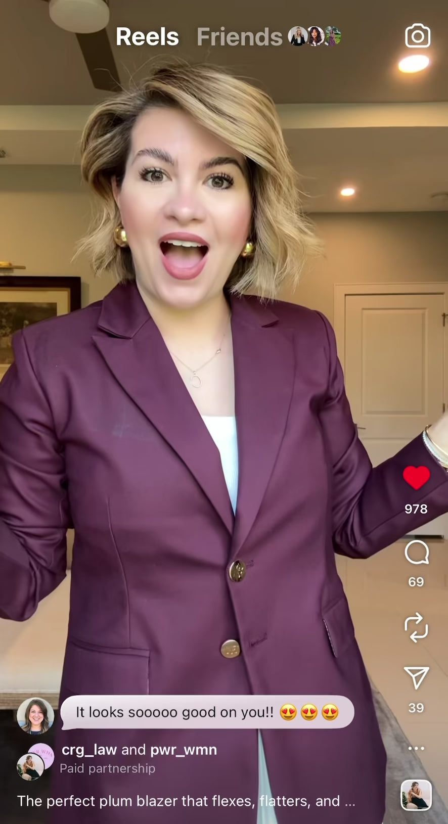 Julie's Summer Wine | Women's Bordeaux Adaptable Blazer