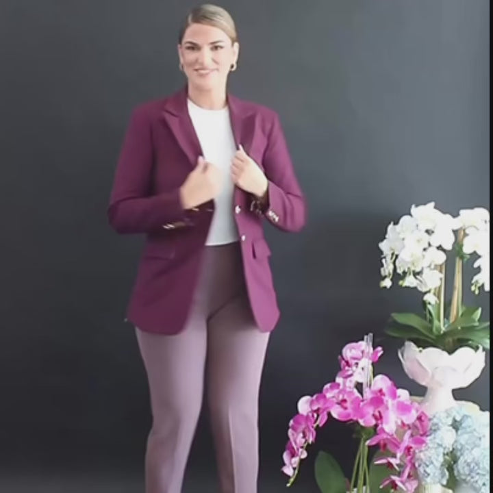 Julie's Summer Wine | Women's Bordeaux Adaptable Blazer