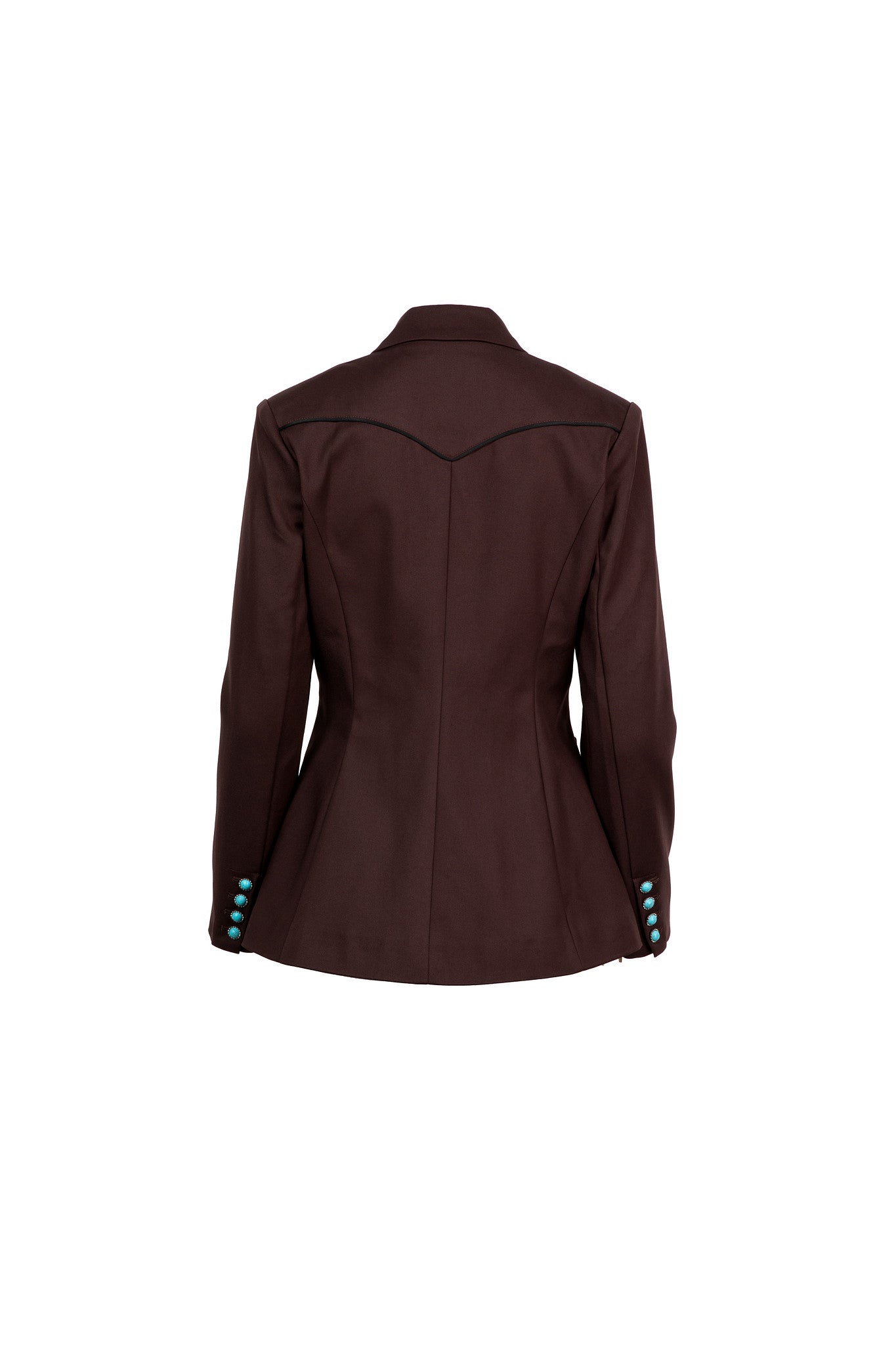 The Dolly | Women's Western Brown Blazer - PWR WMN