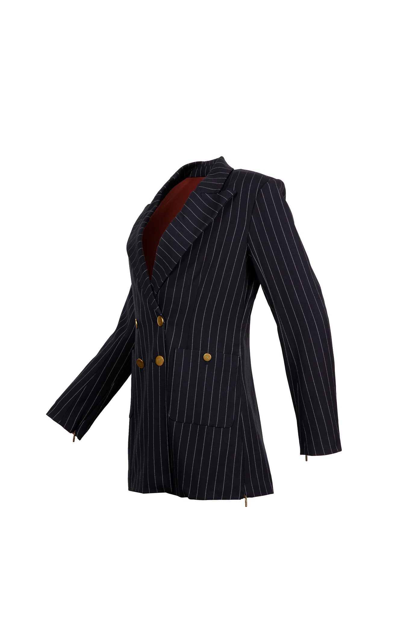 The New York Minute | Women's Pinstripe Blazer Jacket