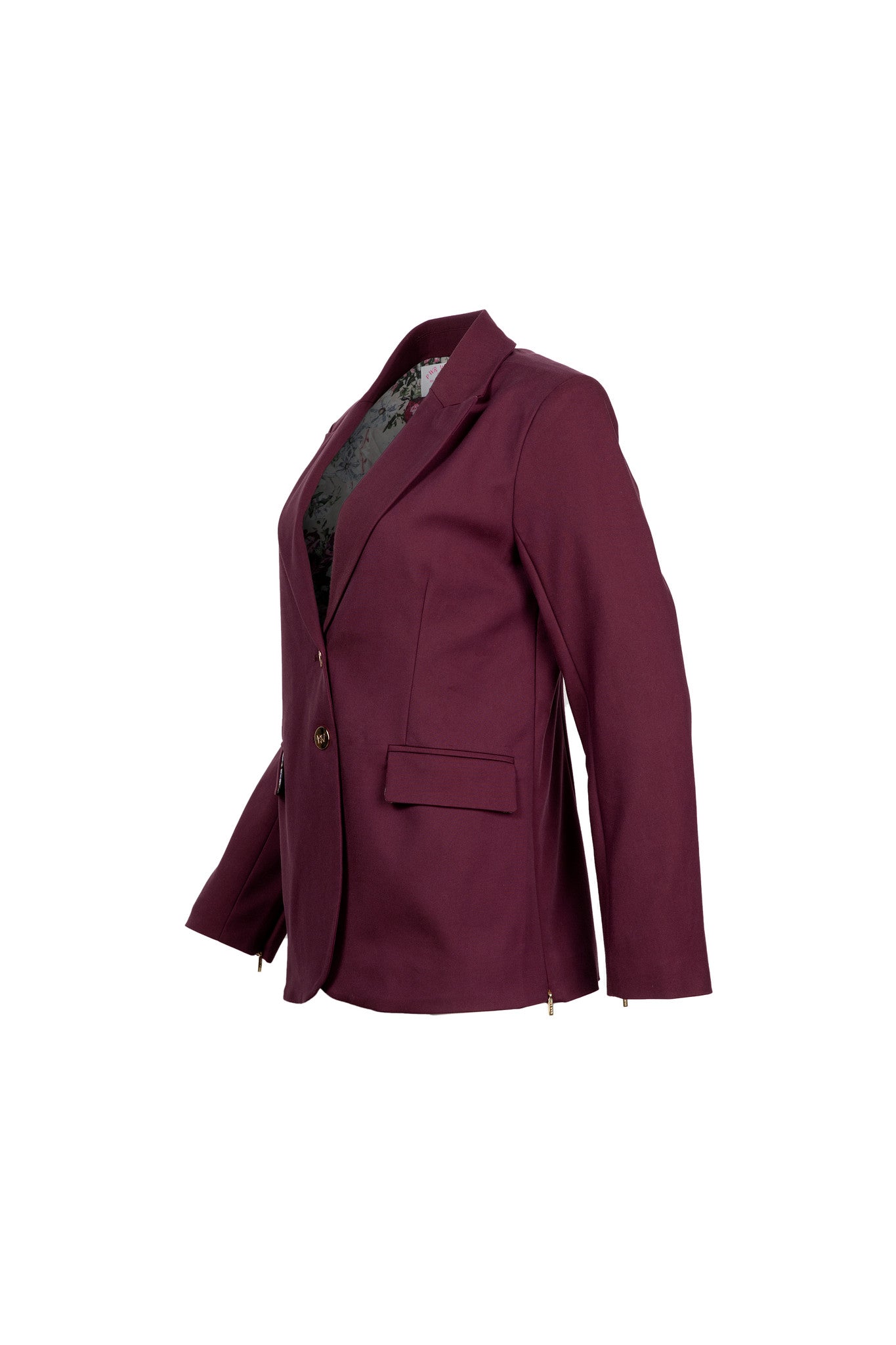 Julie's Summer Wine | Women's Bordeaux Adaptable Blazer