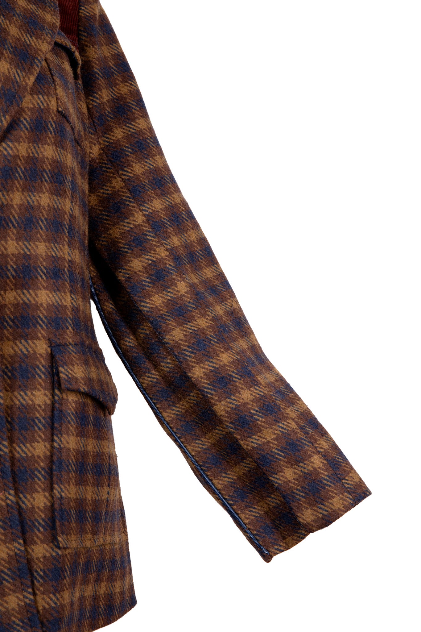 The Moonrise Queendom | Women's Plaid Blazer Coat - PWR WMN