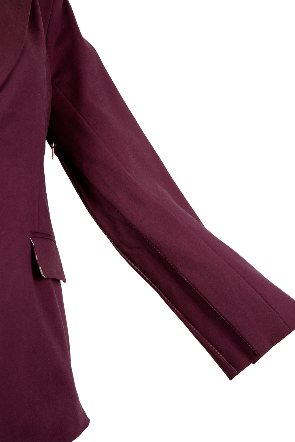 Julie's Summer Wine | Women's Bordeaux Adaptable Blazer