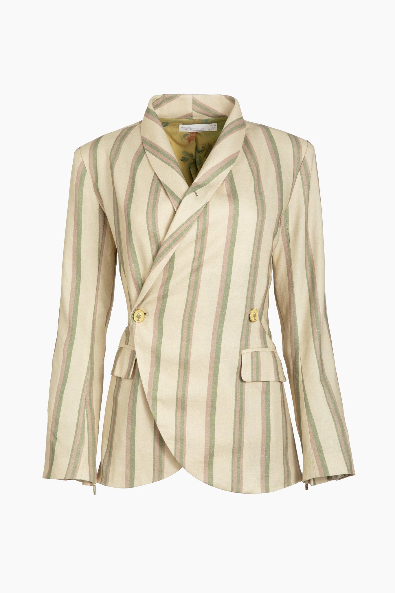 The Bandwidth | Linen Wrap Blazer
