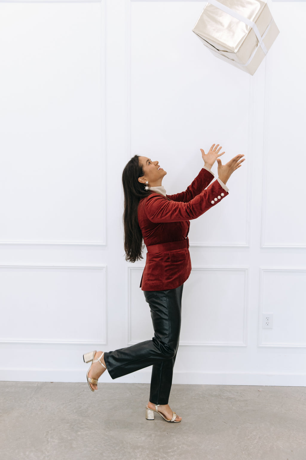women's velvet blazer, women's velvet jacket, women's burgundy velvet jacket