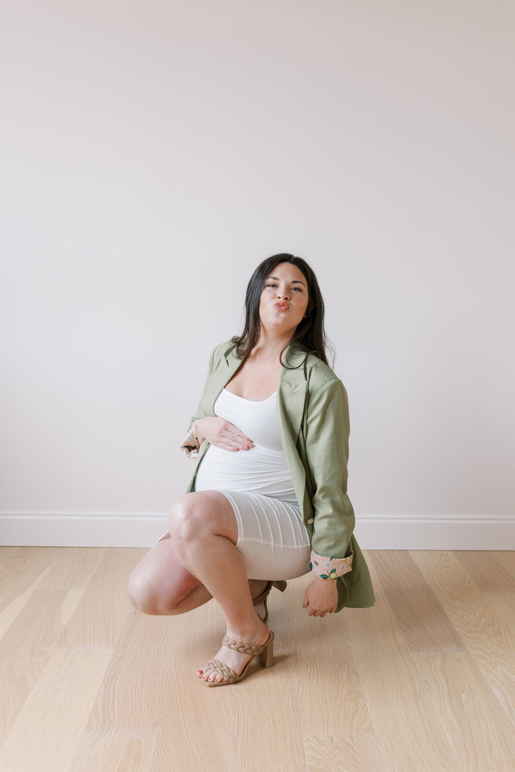 Women's Linen Blazer Suit Jacket