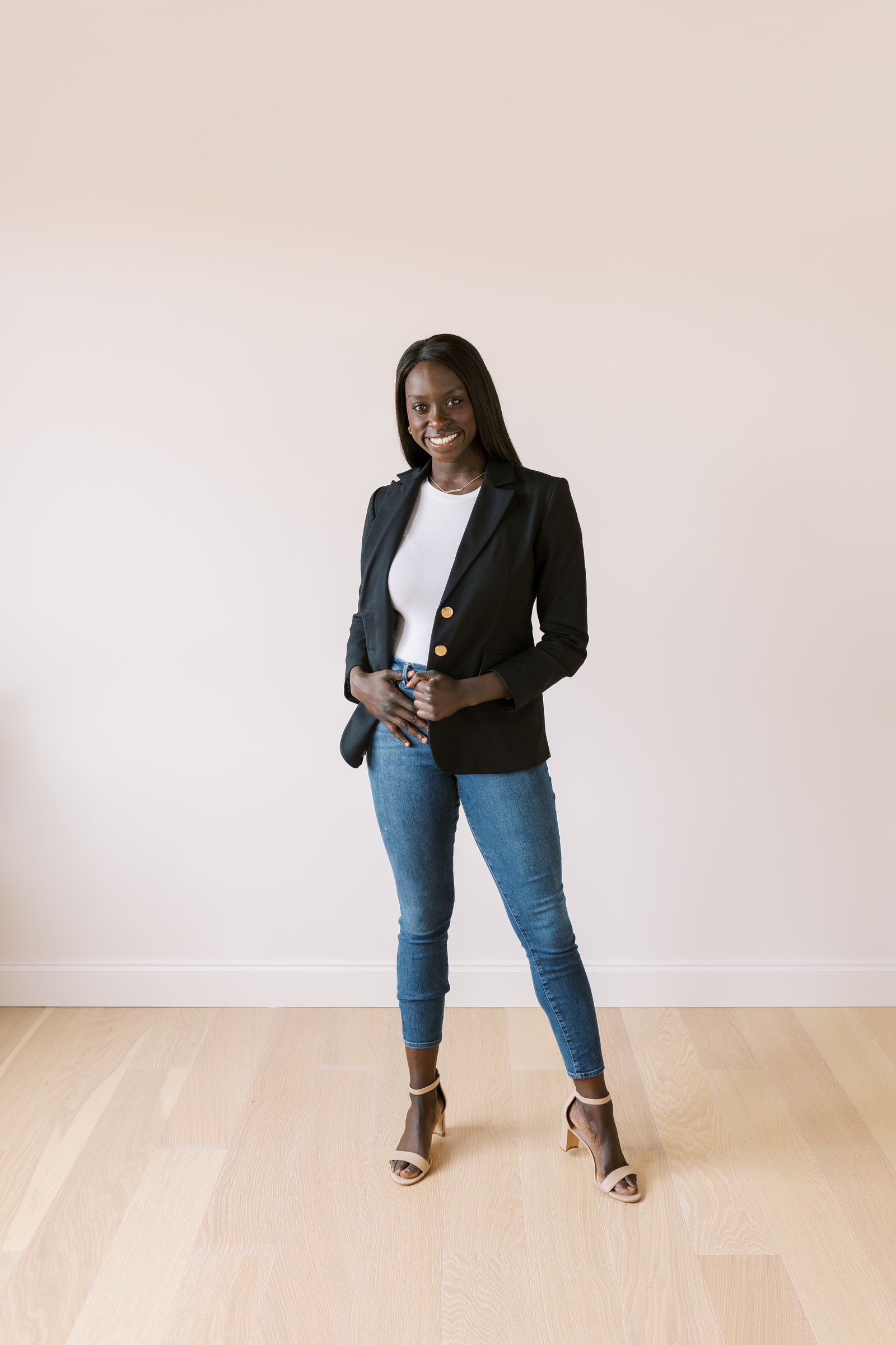 Black boyfriend blazer hot sale