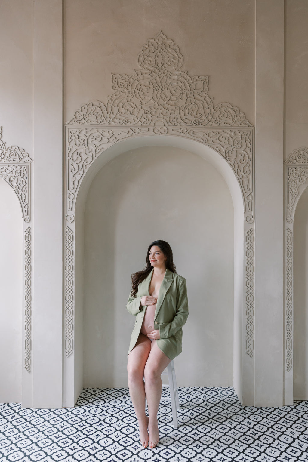 Women's Linen Blazer Suit Jacket
