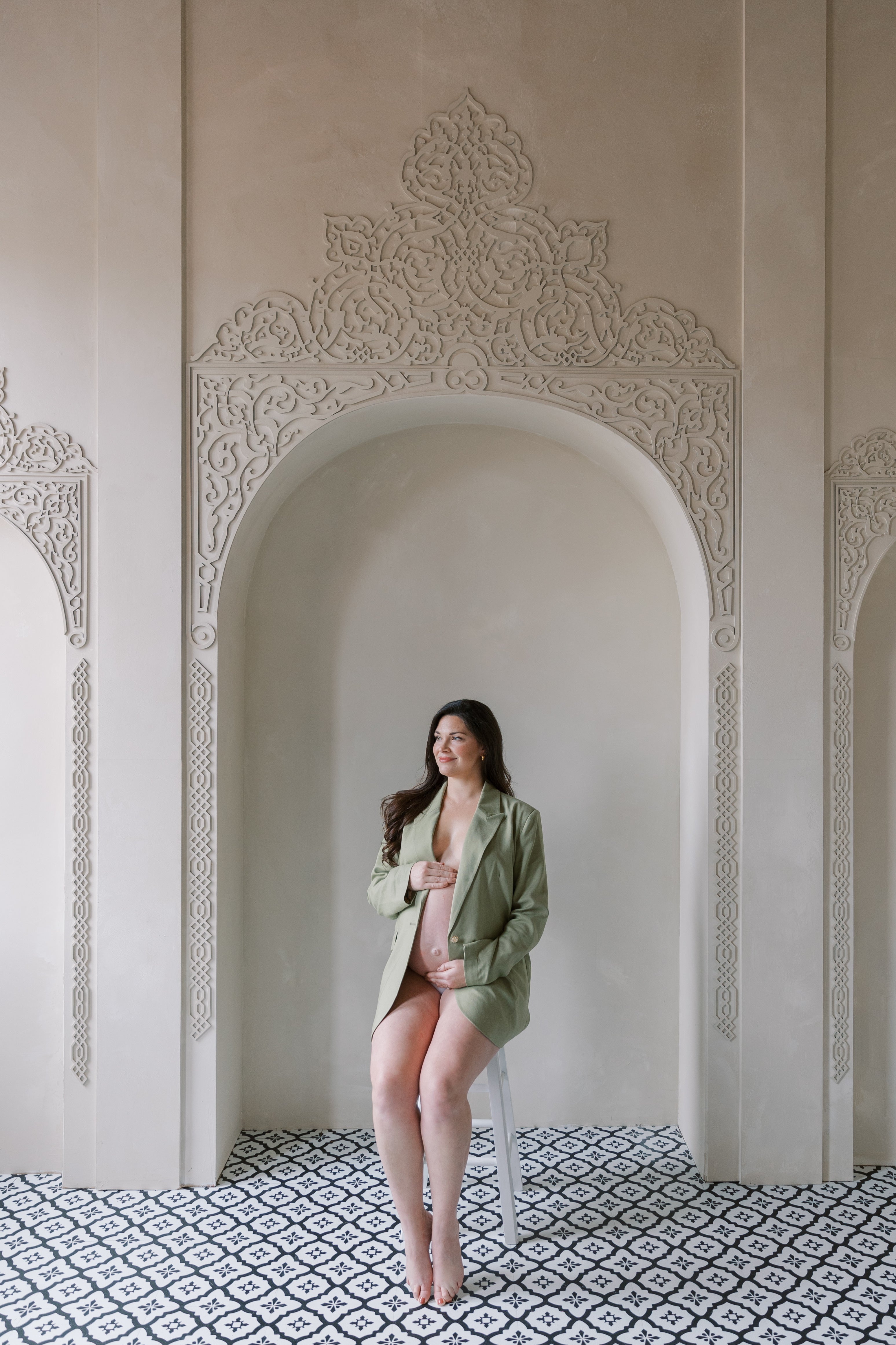 Women's Linen Blazer Suit Jacket