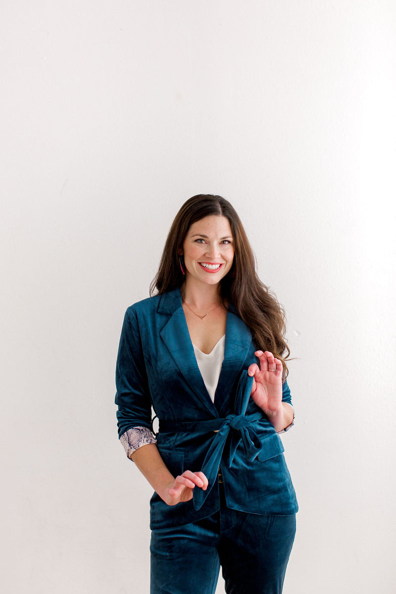 The Blue Velvet Blazer Women s Blue Velvet Blazer Women s Workwear PWR WMN