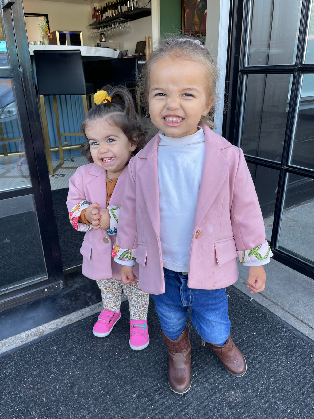 PWR GRL "Show Her She Can" PWR WMN Girls Pink Blazer