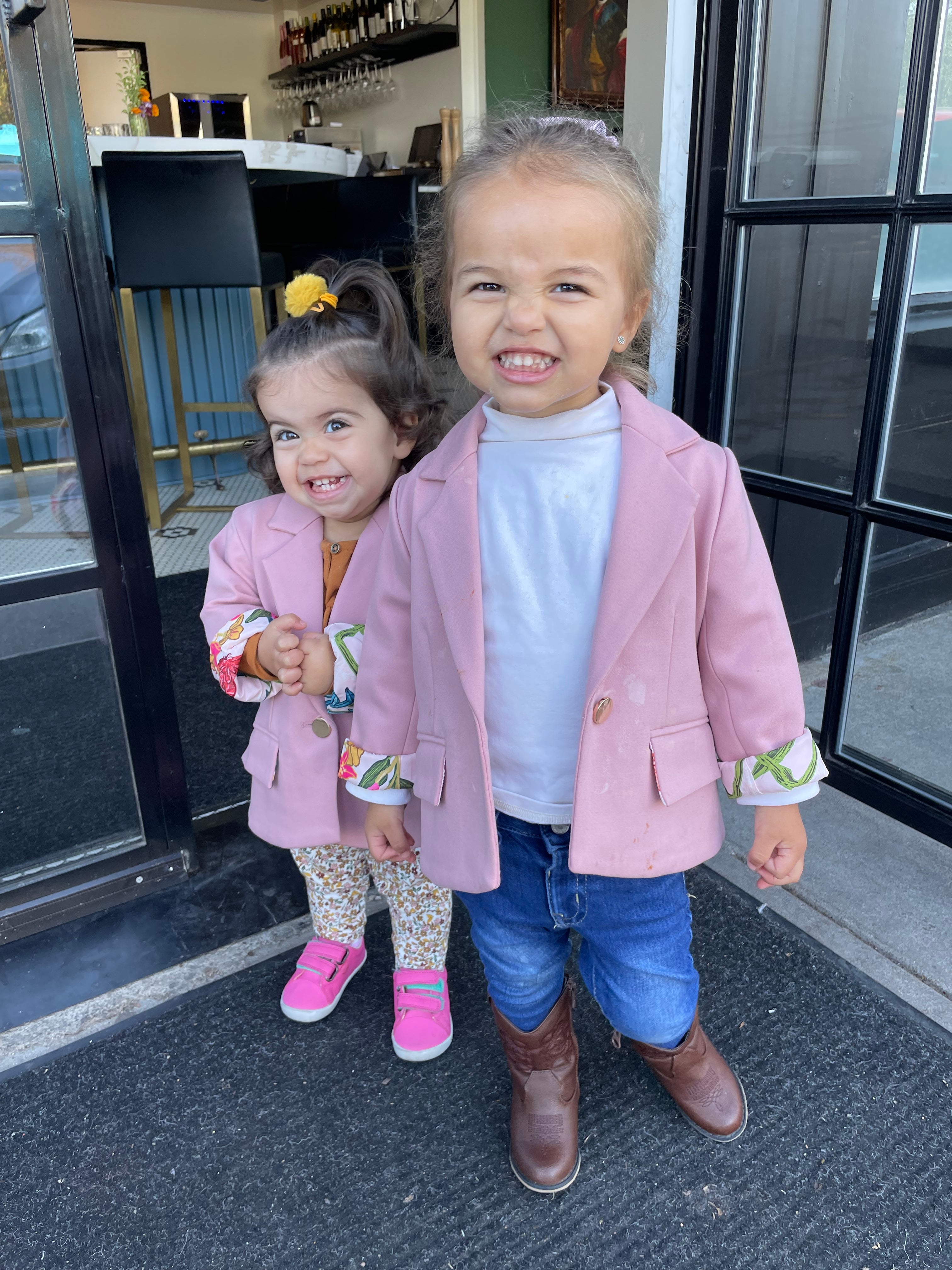 PWR GRL "Show Her She Can" PWR WMN Girls Pink Blazer