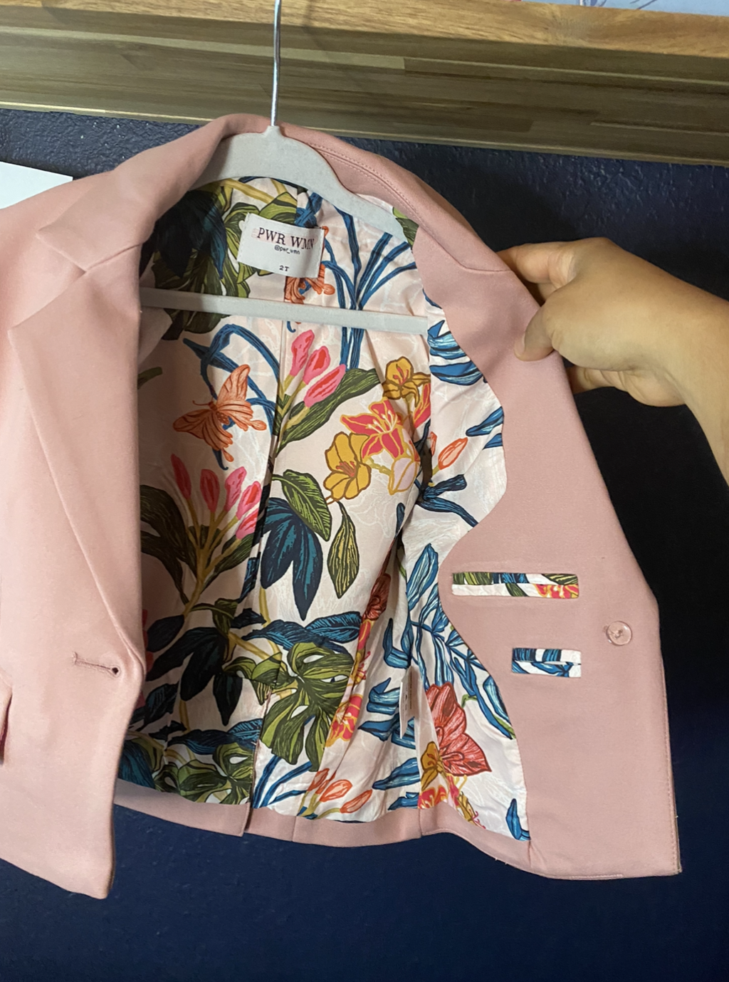toddler blush blazer, mommy and me blush blazer, girls blazer