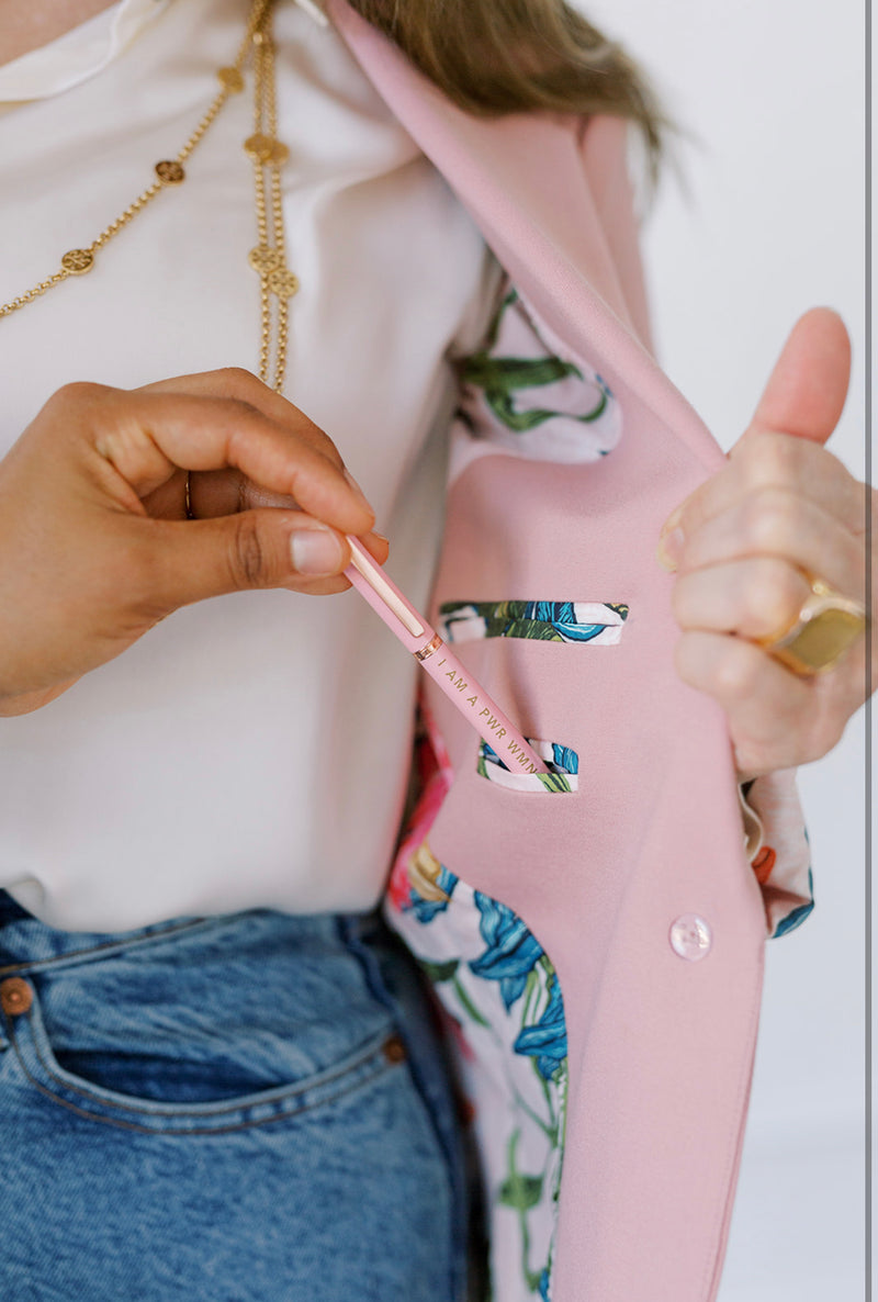 womens blush blazer with pockets, mothers day outfit, pink blazer