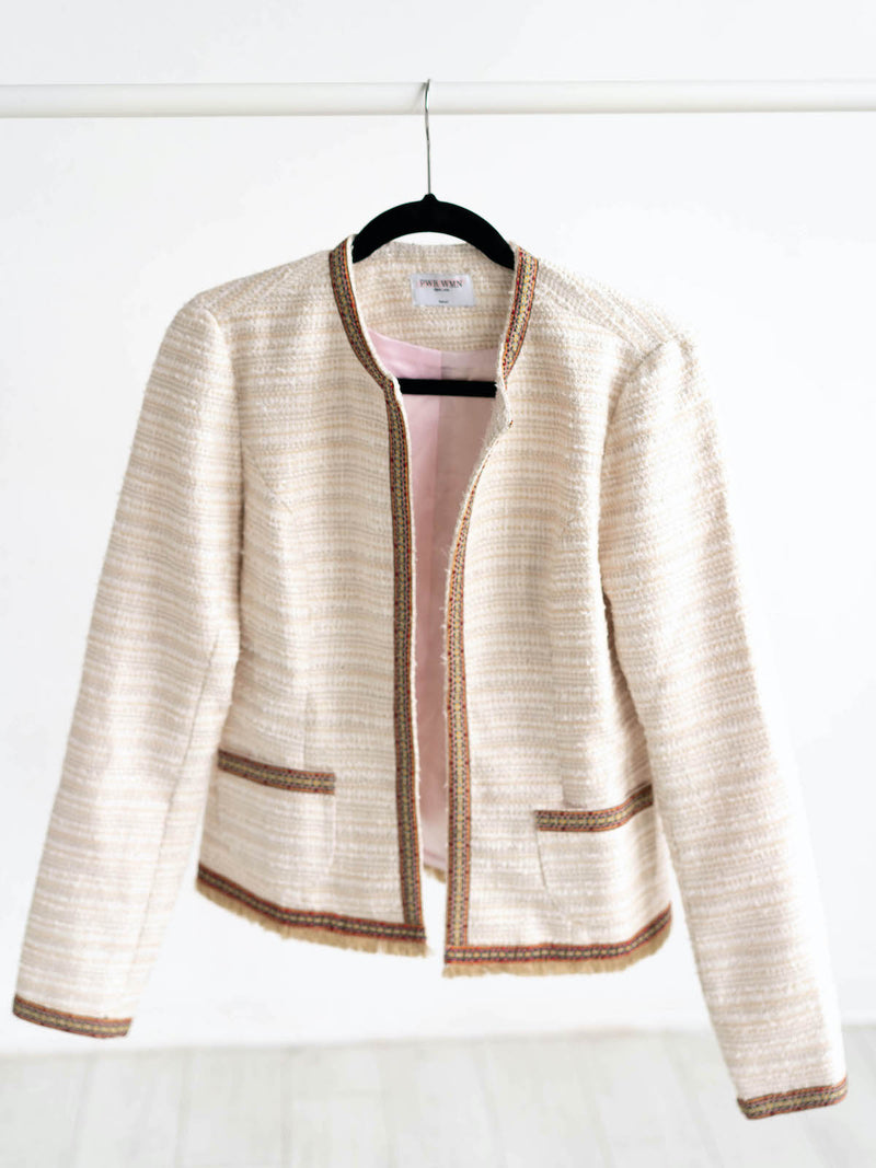 tweed women's jacket with inside pocket