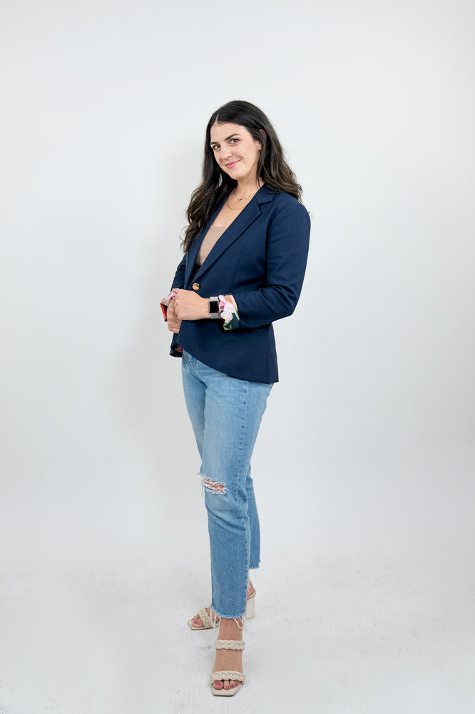 WOMEN'S BLUE NAVY BLAZER