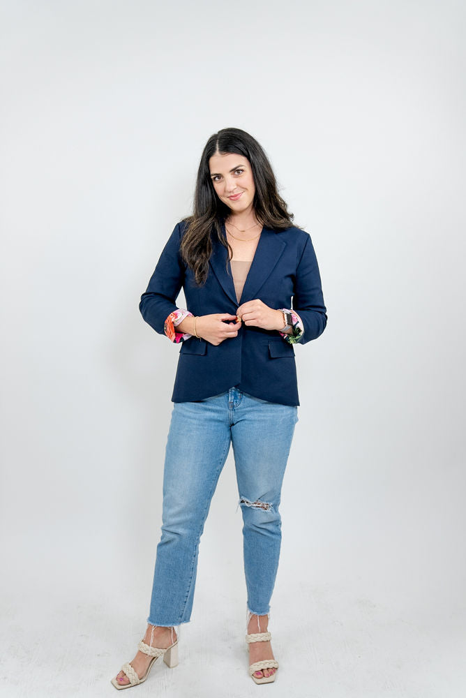 WOMEN'S BLUE NAVY BLAZER