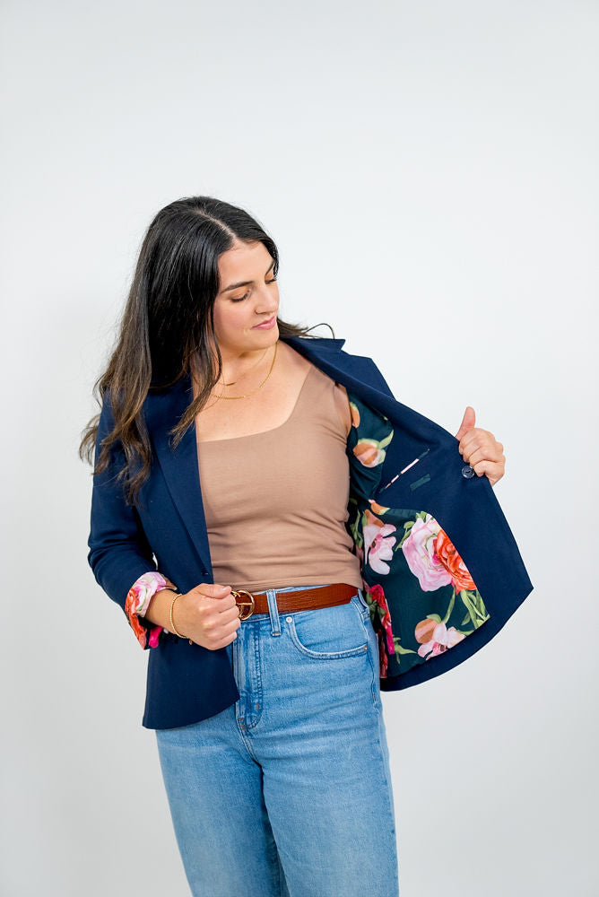 WOMEN'S BLUE NAVY BLAZER